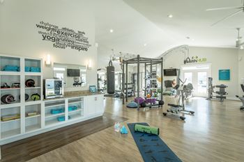 Fitness center at hawthorne at lily flagg in huntsville, al